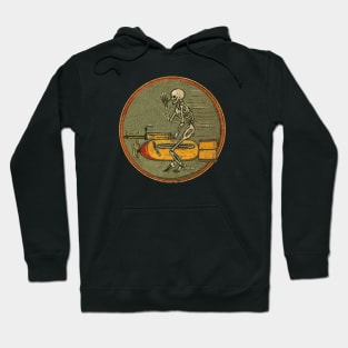 WW2 airforce Skeleton Bomber Patch Hoodie